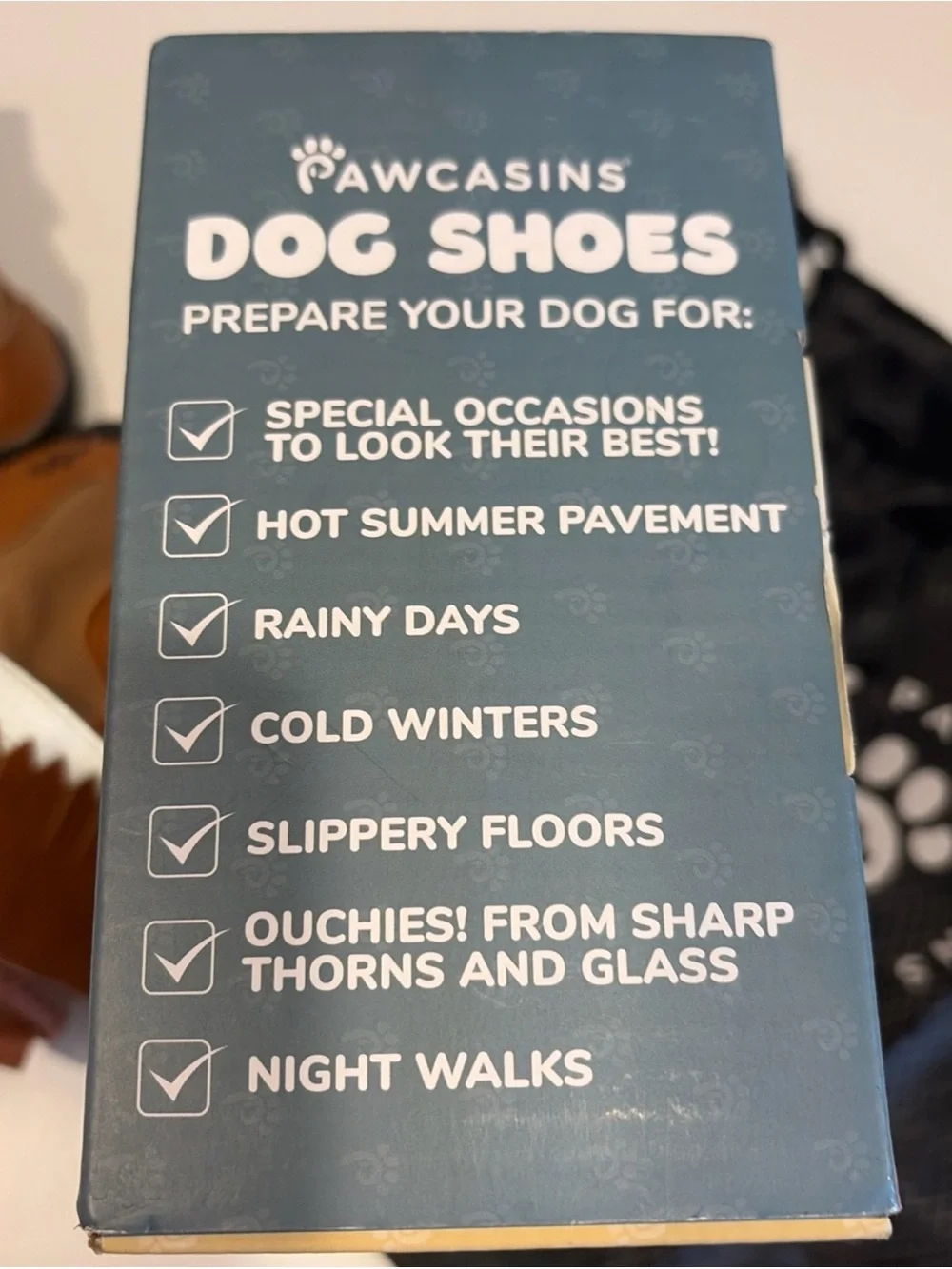 Pawcasings Dog Shoes Size 8 - Open Box Anti Slip-Durable-Waterproof-Adjustable